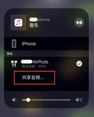 西华苹果14音频维修点分享iPhone14音频共享设置方法 