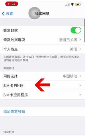 西华苹果14维修网分享如何给iPhone14的SIM卡设置密码 