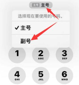 西华苹果14维修店分享iPhone 14 Pro Max使用副卡打电话的方法 