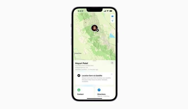 西华苹果14维修分享iPhone14系列中 FindMy功能通过卫星分享位置方法教程 