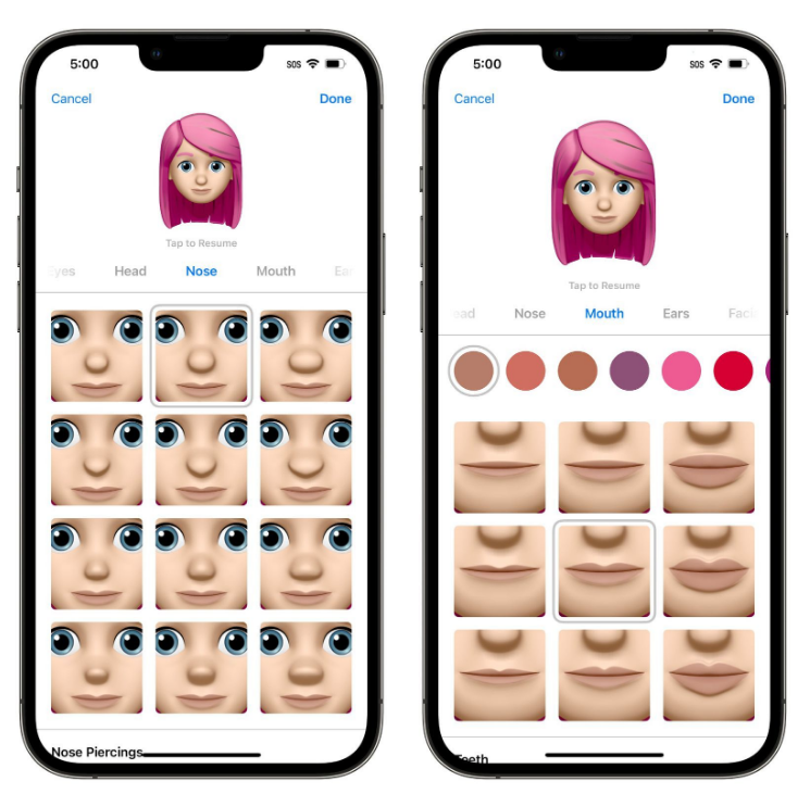 西华苹果手机维修分享​iOS 16中的拟我表情有了哪些变化和升级 