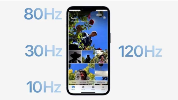西华苹果14维修分享iPhone 14有高刷吗 