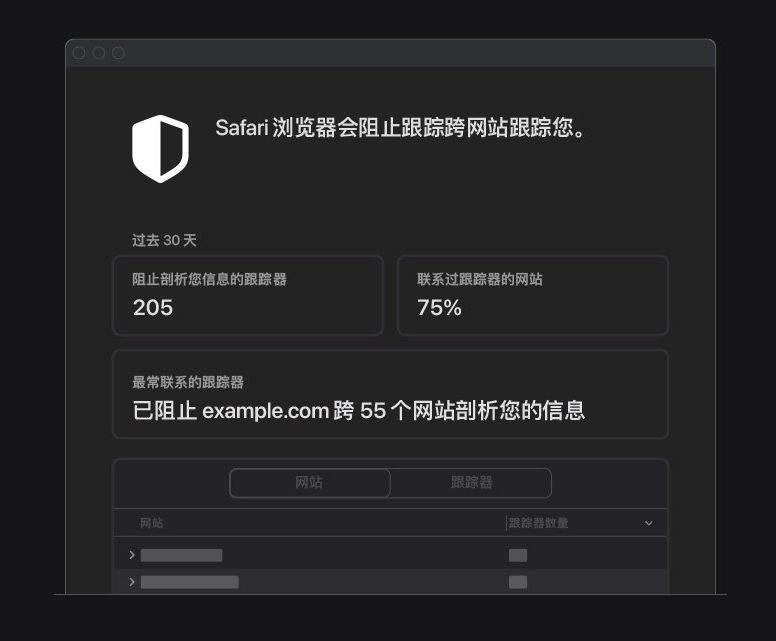 西华苹果手机维修分享如何在 Safari 浏览器中查看和打开隐私报告 